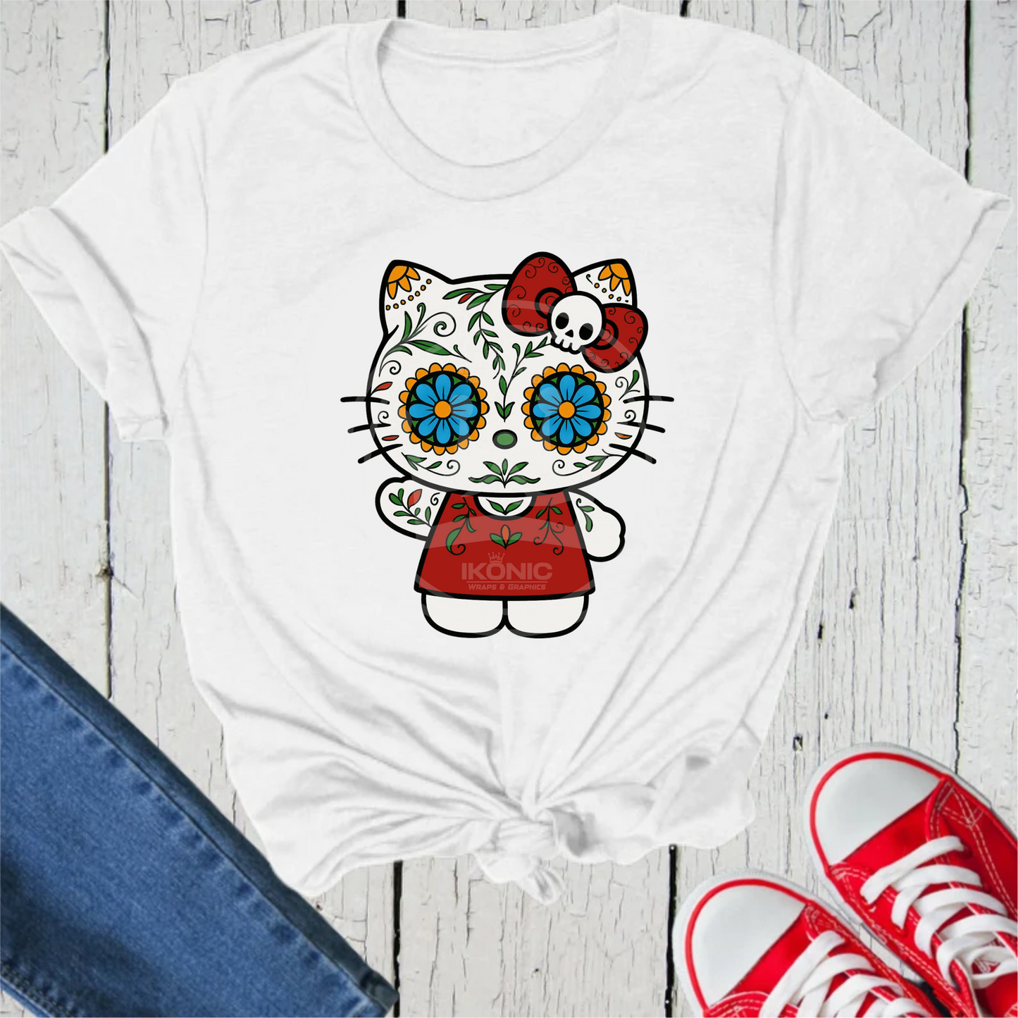 Hola Gatita DTF transfer