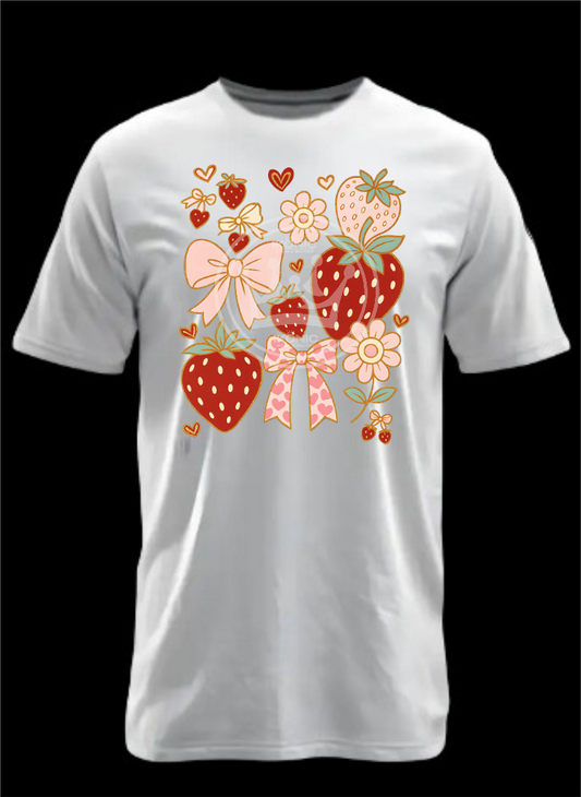 Strawberries DTF transfer