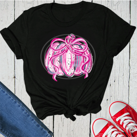 Pink Month Pumpkin DTF transfer