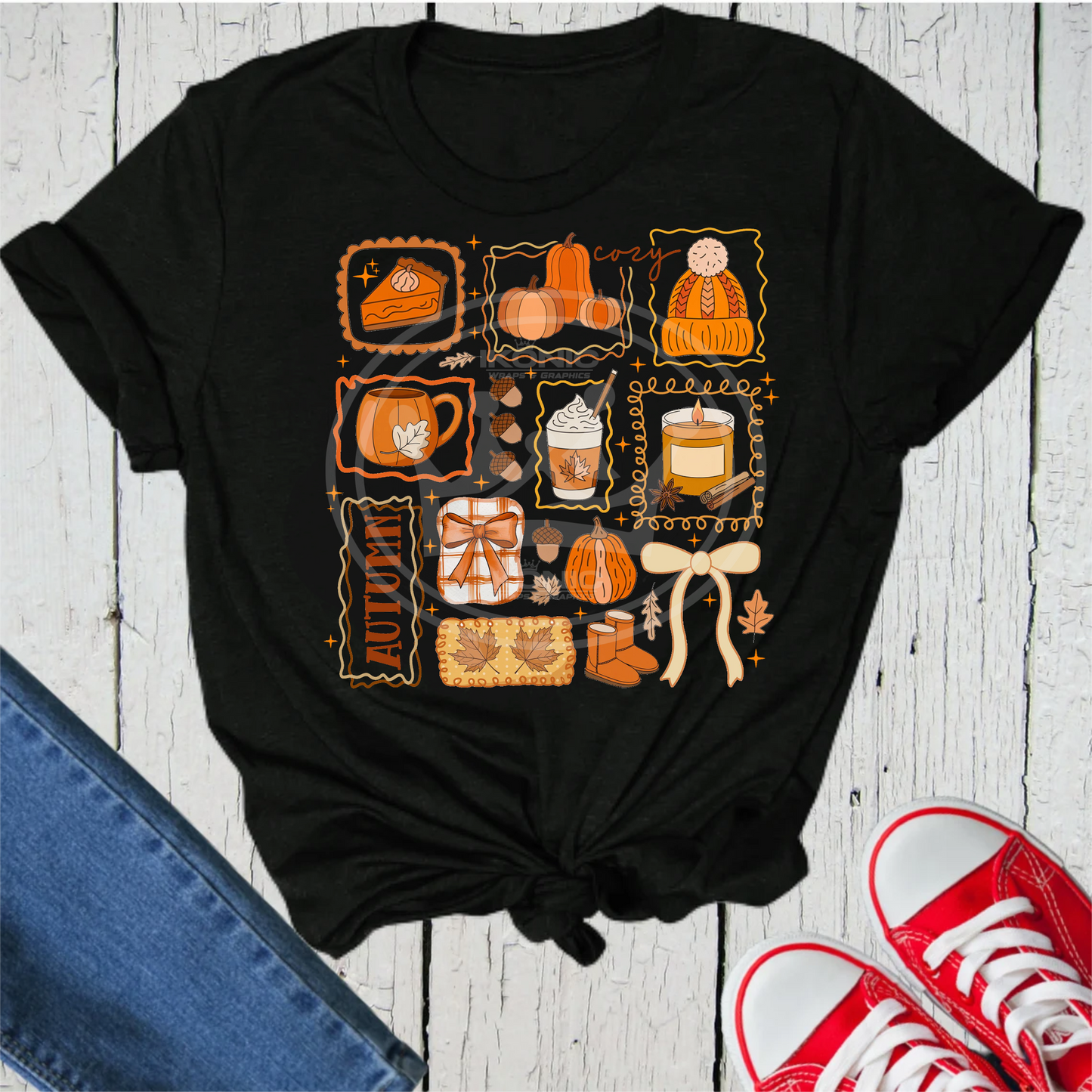 Cozy Fall Essentials DTF transfer