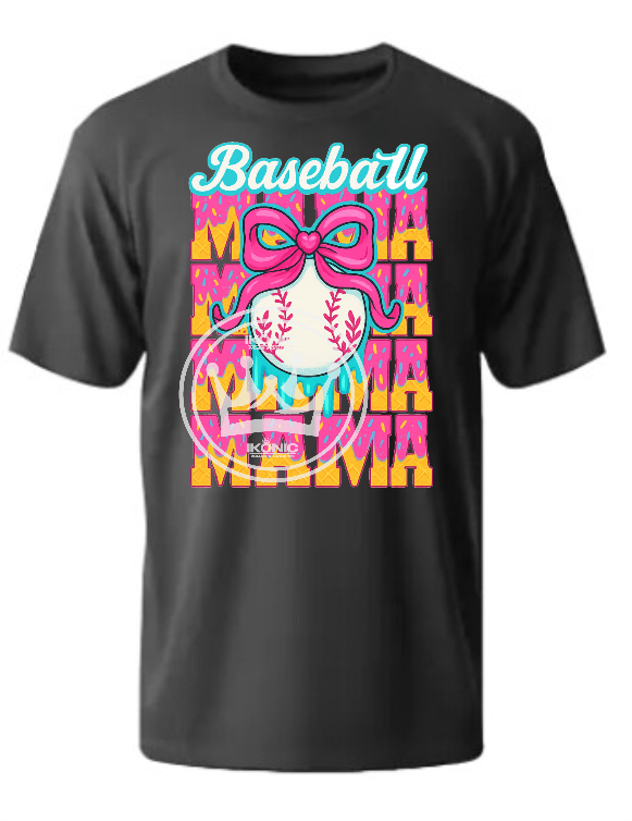 Baseball mama DTF transfer