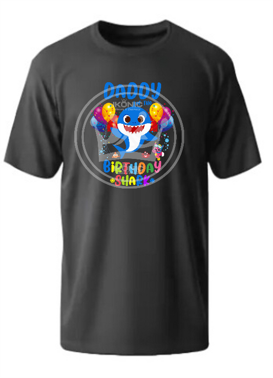 Bby Shark custom Birthday DTF Transfer