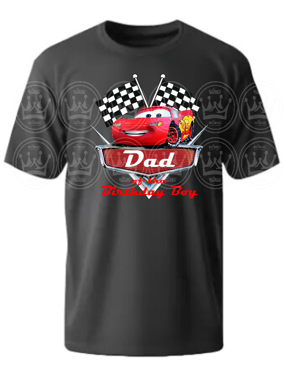 Cars custom Birthday DTF Transfer