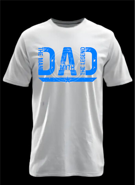 Dad the myth DTF transfer