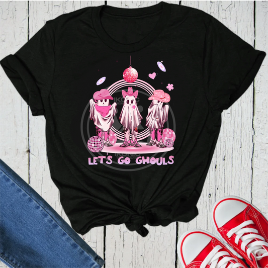 Lets go ghouls DTF transfer
