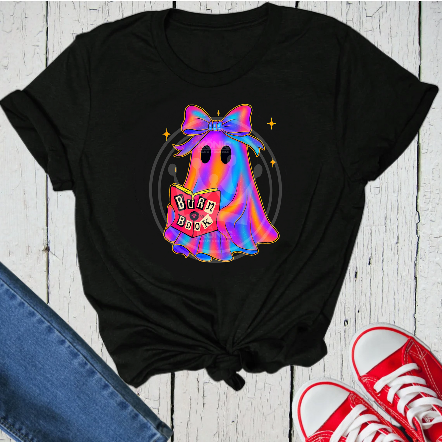 Burn book Ghostie DTF transfer