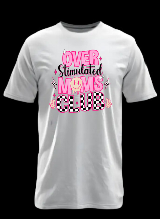 Over Stimulated moms club DTF transfer