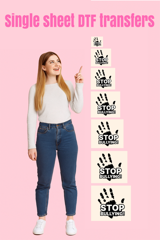 Single Sheet DTF Transfers