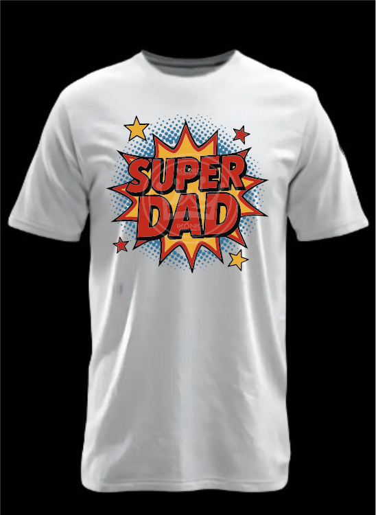 Super Dad DTF transfer