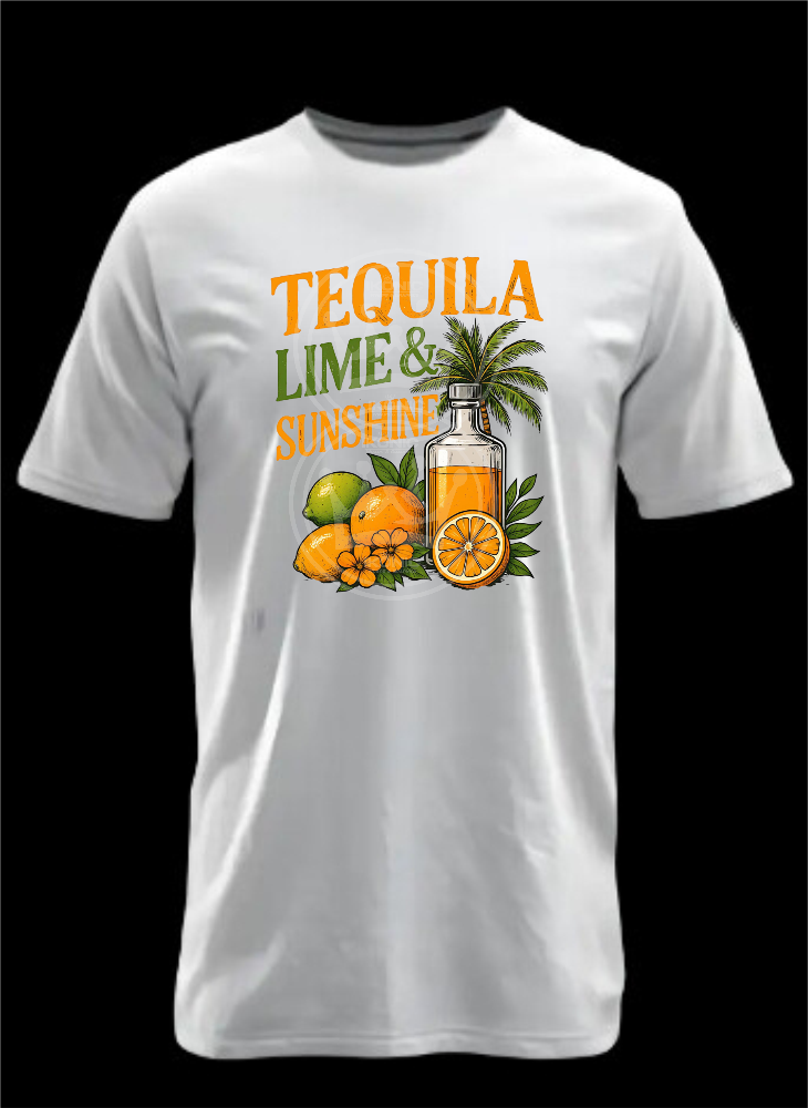 Tequila, Lime and sunshine DTF transfer