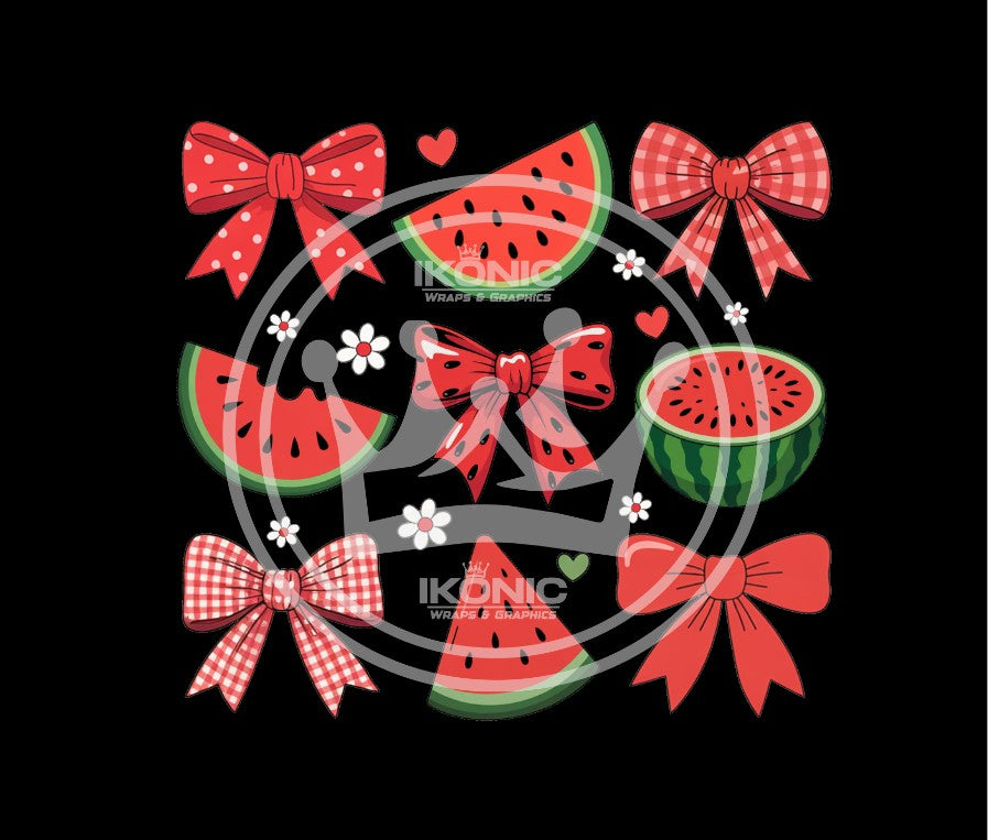 Watermelon vibes DTF transfer